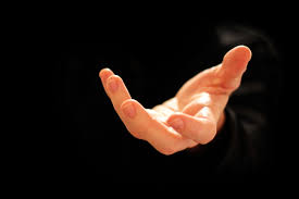 hands reaching out